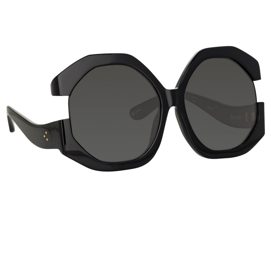 Bardot Oversized Sunglasses in White by LINDA FARROW – LINDA FARROW (INT'L)