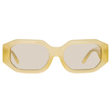 Blake Angular Sunglasses in Yellow