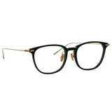 Men's Wright Rectangular Optical Frame in Forest Green (Asian Fit)