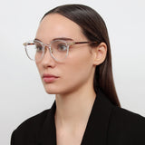 Forster Oval Optical Frame in Clear (Asian Fit)