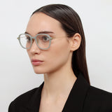 Lane Square Optical Frame in Steel (Asian Fit)