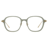 Lane Square Optical Frame in Steel (Asian Fit)