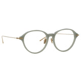 Pearce Oval Optical Frame in Steel  (Asian Fit)