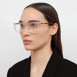 Sullivan Optical D-Frame in Clear (Asian Fit)