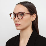 Parler Oval Optical Frame in Tortoiseshell (Asian Fit)