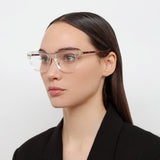 Cove Optical D-Frame in Clear (Asian Fit)