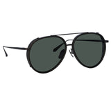 Torino Aviator Sunglasses in Nickel