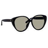 Katia Cat Eye Sunglasses in Black