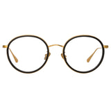 Sato Oval Optical Frame in Yellow Gold