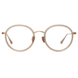 Sato Oval Optical Frame in Rose Gold