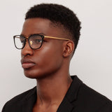 Men's Cassin Optical D-Frame in Black