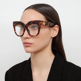 The Dunaway |  Oversized Optical Frame in Tortoiseshell (C15)