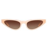 Magda Butrym Slim Cat Eye Sunglasses in Peach