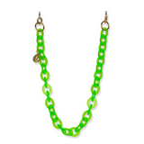 Neon Lime Oval Link Chain