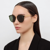 Calthorpe Oval Sunglasses in Green