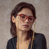 Bay Optical D-Frame in Amber (Asian Fit)