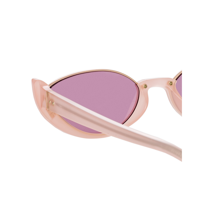 Ralph Russo Robyn Cat Eye Sunglasses in Pink by LINDA FARROW