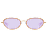 Area 1 Oval Sunglasses in Yellow Gold