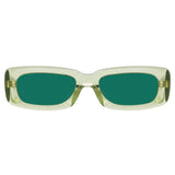 The Attico Mini Marfa Sunglasses in Lime