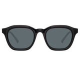The Attico Haynes D-Frame Sunglasses in Black