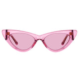 The Attico Dora D-Frame Sunglasses in Pink