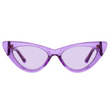 The Attico Dora D-Frame Sunglasses in Purple