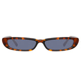 The Attico Thea Angular Sunglasses in Tortoiseshell