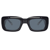 Marfa Rectangular Sunglasses in Black