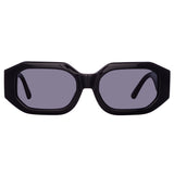 Blake Angular Sunglasses in Black