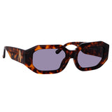 Blake Angular Sunglasses in Tortoiseshell