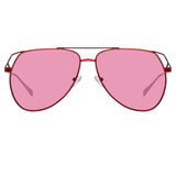Telma Aviator Sunglasses in Pink