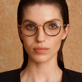 Comer Optical Oval Frame in Yellow Gold
