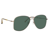 Dries Van Noten 199 Aviator Sunglasses in Silver