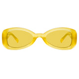 Dries van Noten 204 Aviator Sunglasses in Yellow