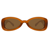 Dries van Noten 204 Aviator Sunglasses in Brown