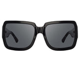 Dries Van Noten Oversized Sunglasses in Black