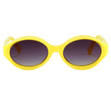 Jeremy Scott Visor Sunglasses in Yellow