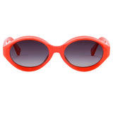 Jeremy Scott Visor Sunglasses in Red