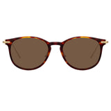Linda Farrow Linear Fuller C9 D-Frame Sunglasses