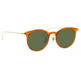 Linda Farrow Linear Childs A C13 D-Frame Sunglasses