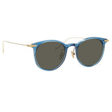 Linda Farrow Linear Childs A C14 D-Frame Sunglasses