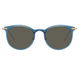 Linda Farrow Linear Childs A C14 D-Frame Sunglasses
