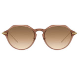 Linda Farrow Linear Wren A C10 Angular Sunglasses