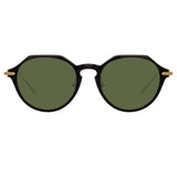 Linda Farrow Linear Wren A C7 Angular Sunglasses