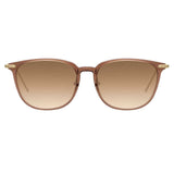 Linda Farrow Linear Wright C12 Rectangular Sunglasses