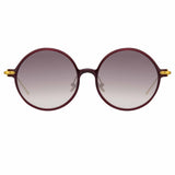 Linda Farrow Linear Savoye C11 Round Sunglasses