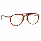 Linda Farrow Linear Ando C2 Aviator Optical Frame