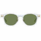 Bay D-Frame Sunglasses in Clear frame (Asian Fit)