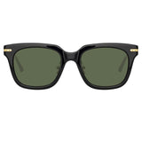 Empire D-Frame Sunglasses in Black