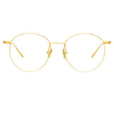 Foster Oval Optical Frame in Yellow Gold